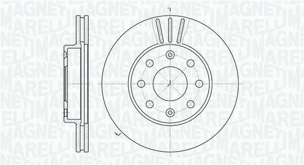 MAGNETI MARELLI Jarrulevy 361302040312